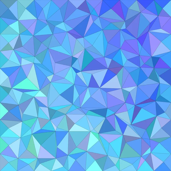 Blau unregelmäßige Dreieck Mosaik Vektor Hintergrund — Stockvektor