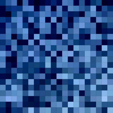 Mavi kare mozaik arka plan