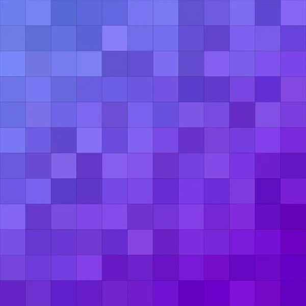 Azul púrpura cuadrado mosaico fondo diseño — Vector de stock