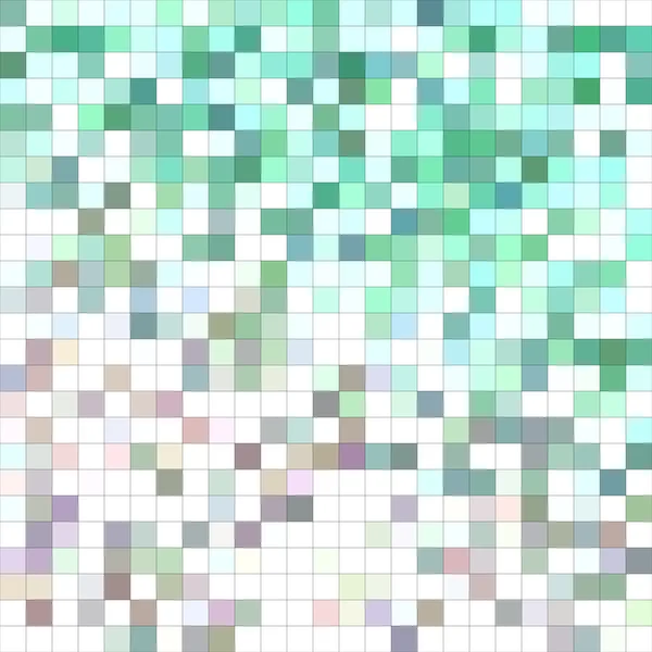 Turquoise color square mosaic background design