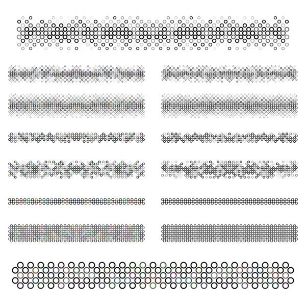 Elementi grafici - set di linee — Vettoriale Stock