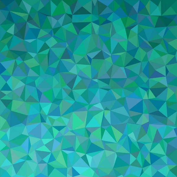 Teal irregular triángulo mosaico fondo — Vector de stock