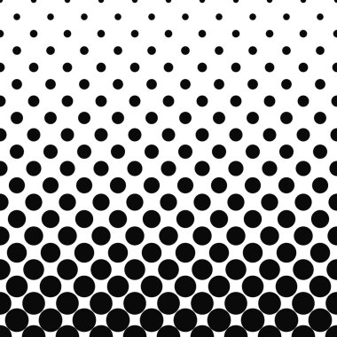 Sorunsuz tek renkli daire desen tasarım