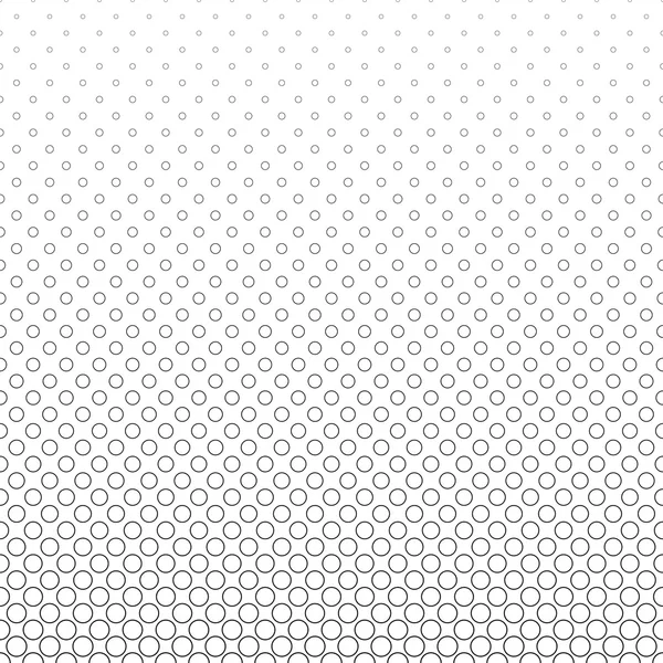 Upprepa svarta och vita abstrakt cirkel mönster — Stock vektor