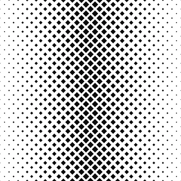 Seamless black white vector square pattern — Stock Vector