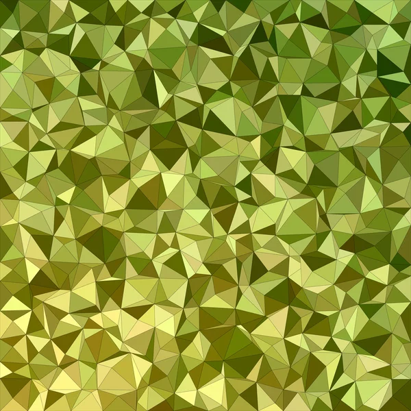 Оливковий нерегулярний трикутник мозаїчний дизайн фону — стоковий вектор