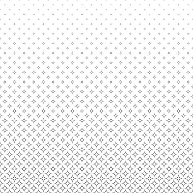 Siyah ve beyaz soyut yıldız desen yinelenen