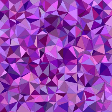 Mor üçgen düzensiz mozaik arka plan
