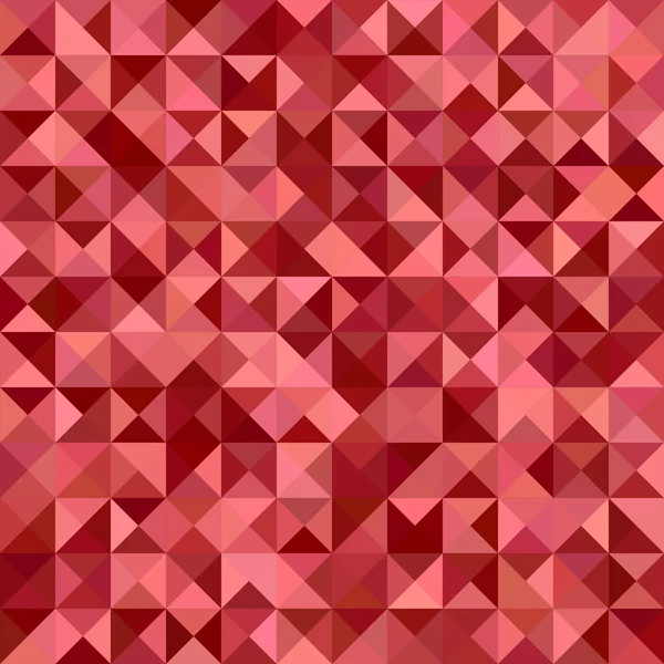 Красный цвет треугольник мозаика дизайн фона — стоковый вектор