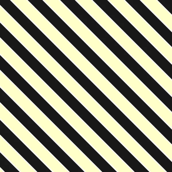Gelbe und schwarze diagonale Linienmuster — Stockvektor