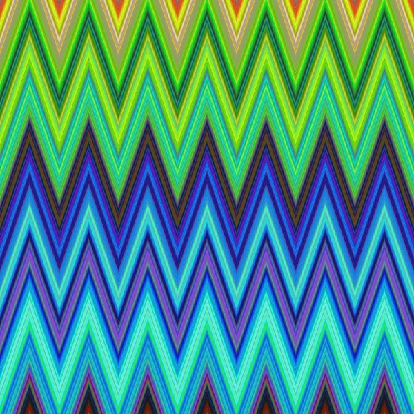 Blå grön chevron mönster bakgrundsdesign — Stock vektor