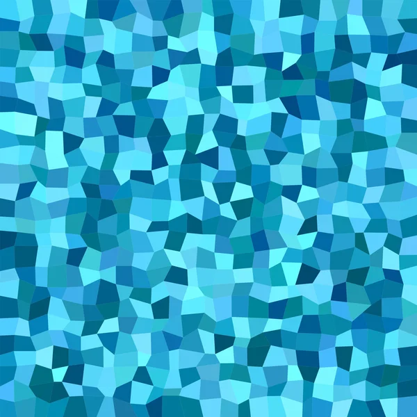 Blaue Farbe unregelmäßige Rechteck Mosaik Hintergrund — Stockvektor