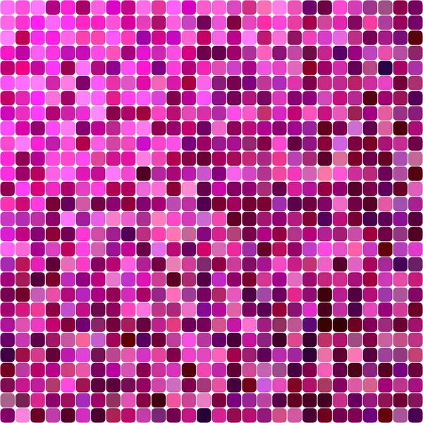 Purple color square mosaic background design — Stock Vector