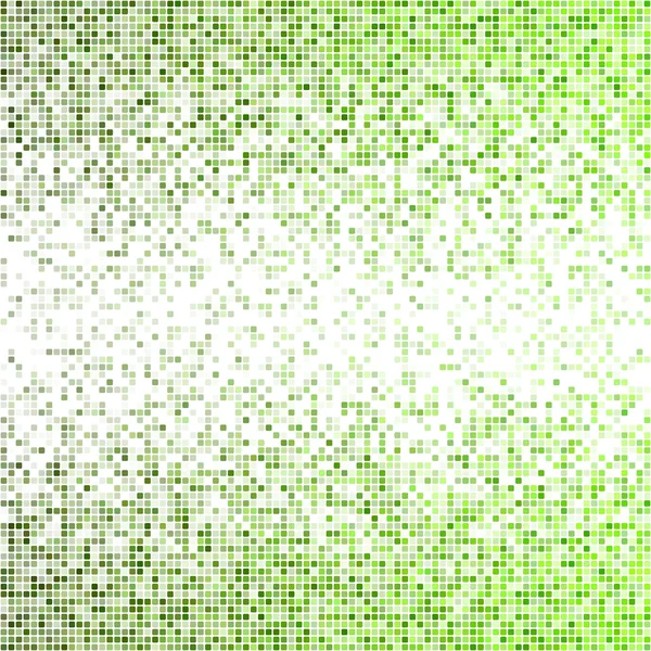 Зеленый и белый квадратный дизайн мозаики фона — стоковый вектор