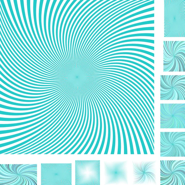 Mavi beyaz spiral arka plan ayarlamak — Stok Vektör