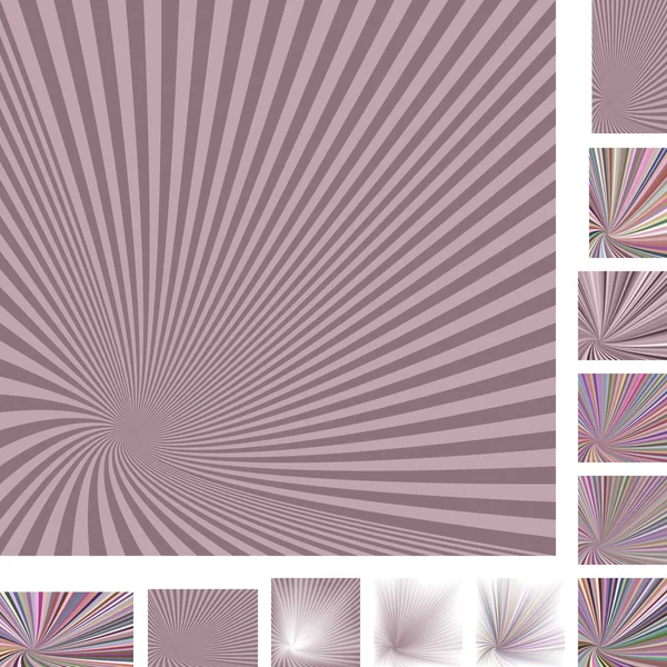 Conjunto de fondo espiral retro — Archivo Imágenes Vectoriales