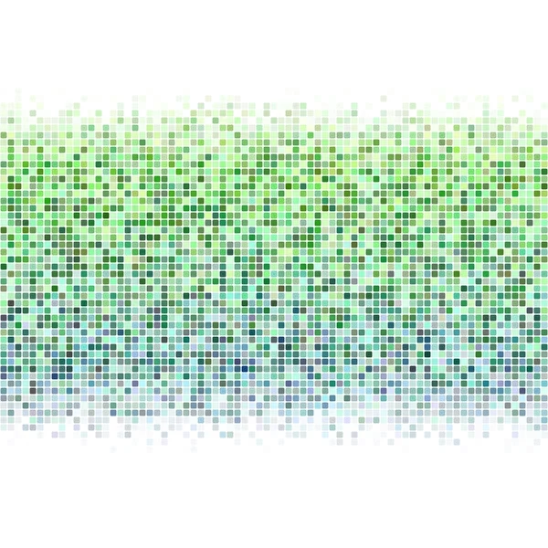 绿色白色方形马赛克矢量背景 — 图库矢量图片