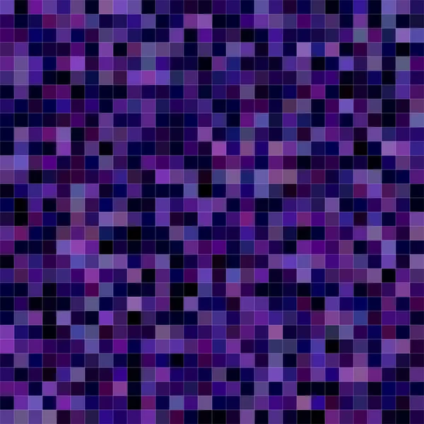 暗い紫色の正方形のモザイクのベクトルの背景 — ストックベクタ