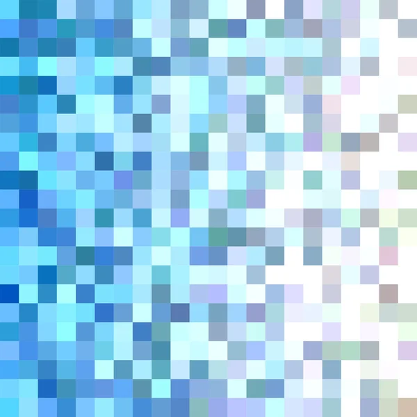 Light blue square mosaic background — Stock Vector