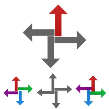 Ok logo vektör tasarım kümesi