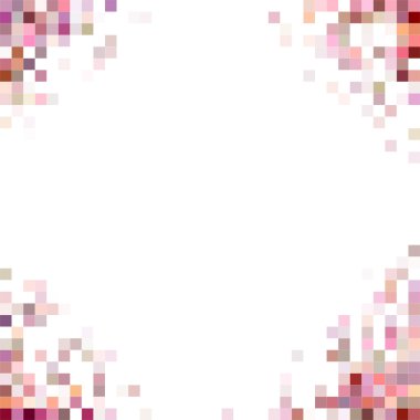 Dört köşe kare mozaik arka plan tasarım