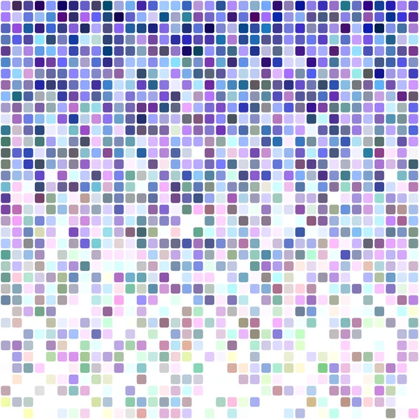 Blu colorato quadrato mosaico disegno di sfondo — Vettoriale Stock