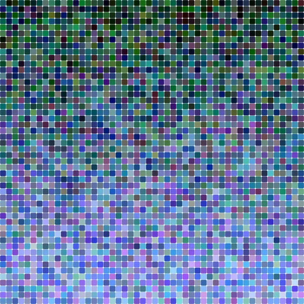 Blauer quadratischer Mosaik-Vektor Hintergrund — Stockvektor