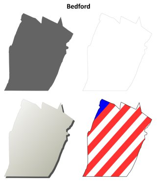 Bedford County, Pennsylvania anahat harita seti