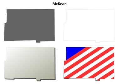 McKean County, Pennsylvania anahat harita seti