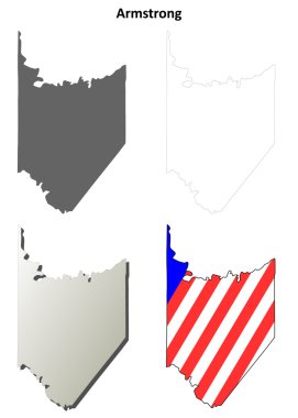 Armstrong County, Pennsylvania anahat harita seti