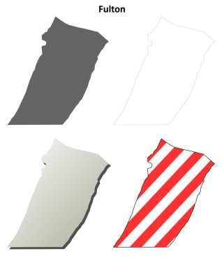 Fulton County, Pennsylvania anahat harita seti