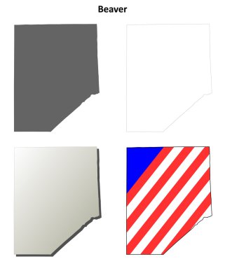 Kunduz County, Pennsylvania anahat harita seti