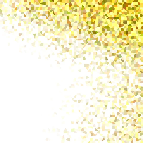 Yellow irregular rectangle mosaic background — ストックベクタ