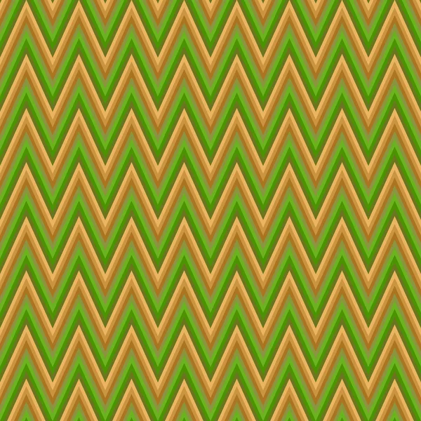 Green and brown chevron pattern background — Stock Vector
