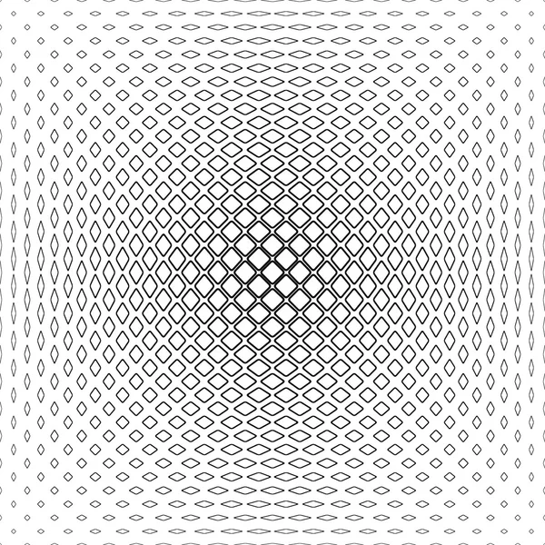 Black and white rounded square pattern — Stock Vector