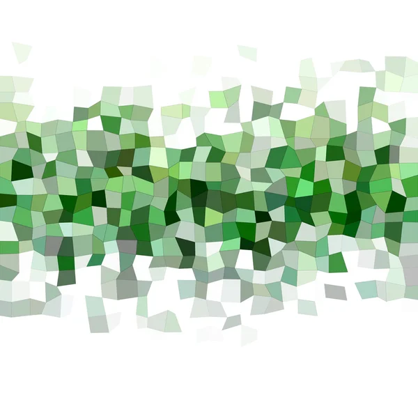 Fondo de mosaico rectángulo irregular verde — Vector de stock