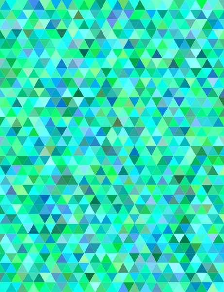 Fond vectoriel mosaïque triangle bleu vert — Image vectorielle