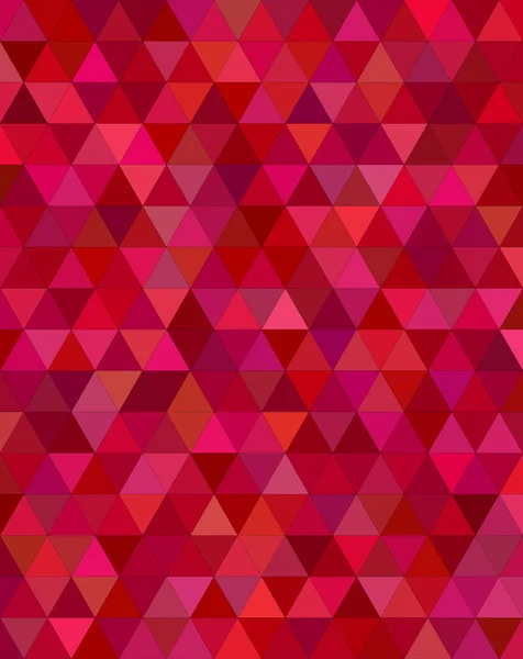 Dunkelrotes Dreieck Mosaik Hintergrund — Stockvektor
