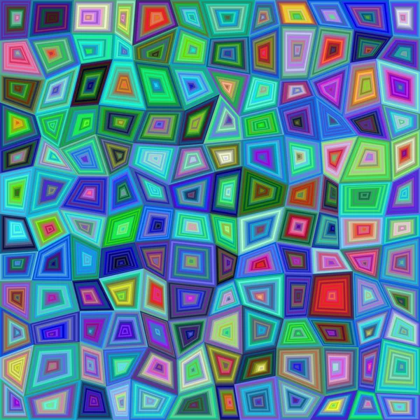 Multicolore fond de mosaïque irrégulière — Image vectorielle