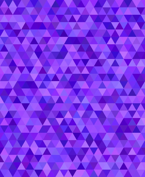 紫色の三角形のモザイクの背景デザイン — ストックベクタ