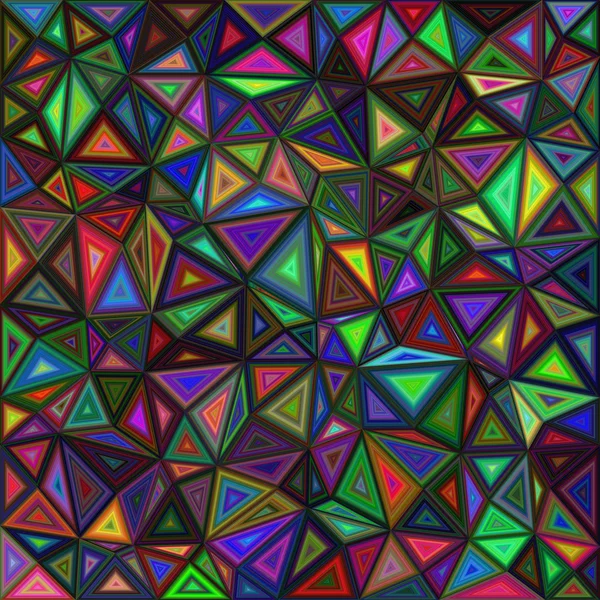 Diseño de fondo de mosaico triángulo de color oscuro — Vector de stock