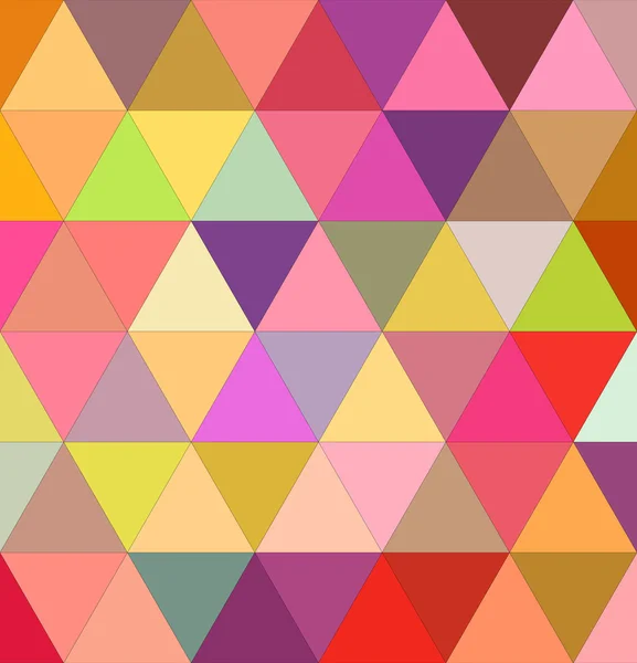Happy triangle mosaïque fond design — Image vectorielle