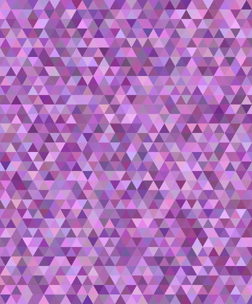 Purple regular triangle mosaic background design — Stock Vector