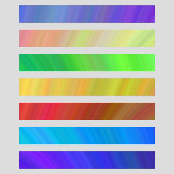 Σύνολο πρότυπα χρωματισμένα web banner — Διανυσματικό Αρχείο
