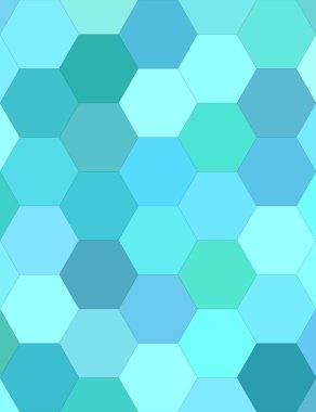 Camgöbeği altıgen mozaik arka plan tasarım