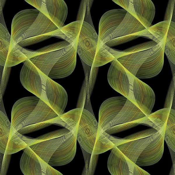 Lime sömlös fraktal mönster bakgrund — Stock vektor