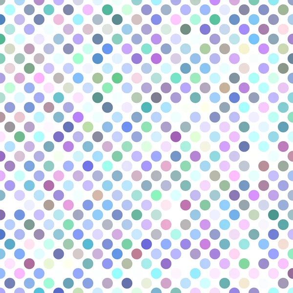 Colorful abstract polka dot pattern design — Stock Vector