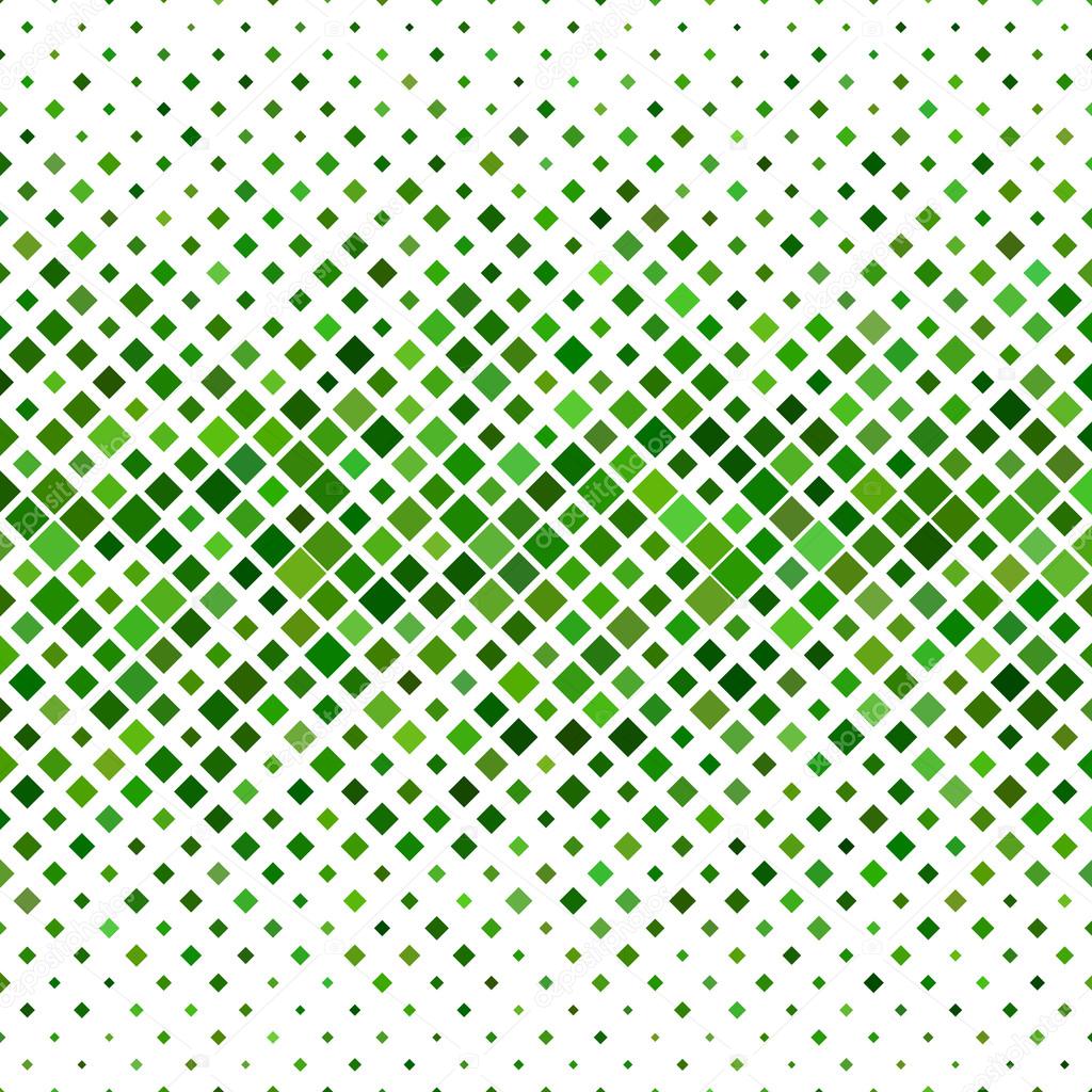 Green abstract square pattern background