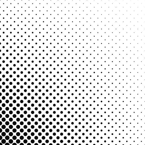 Abstract monochrome dot pattern background — Stock Vector