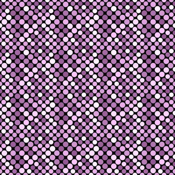 Purple seamless abstract geometrical circle pattern background — Stock Vector